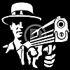 image of mobster pointing a gun